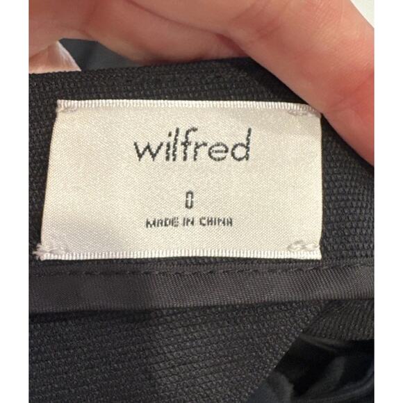 Wilfred Aritzia Jumpsuit Women’s Size 0 Tie Open Back Wide Leg Crop Ecoulement - Picture 6 of 8